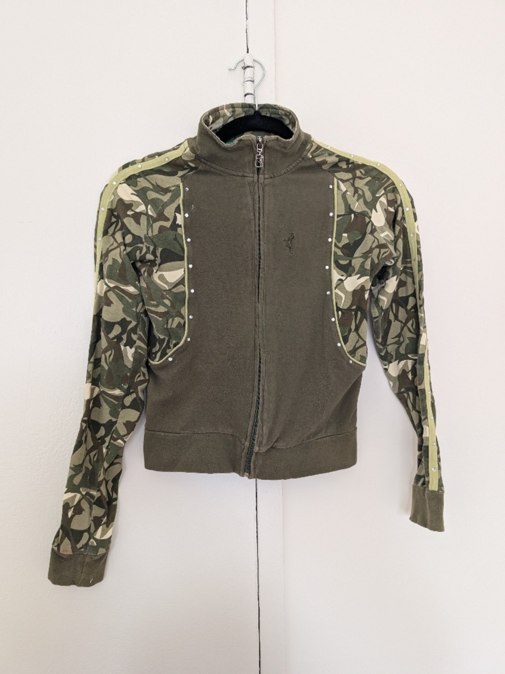 y2k baddie cameo zip up